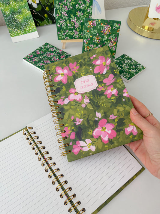 Libreta de notas Rosa
