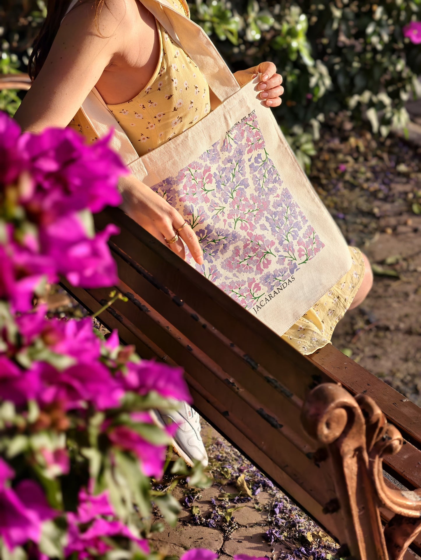Tote bag “Jacarandas”
