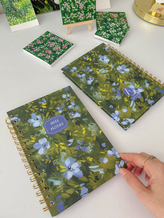 Libreta de notas Azul