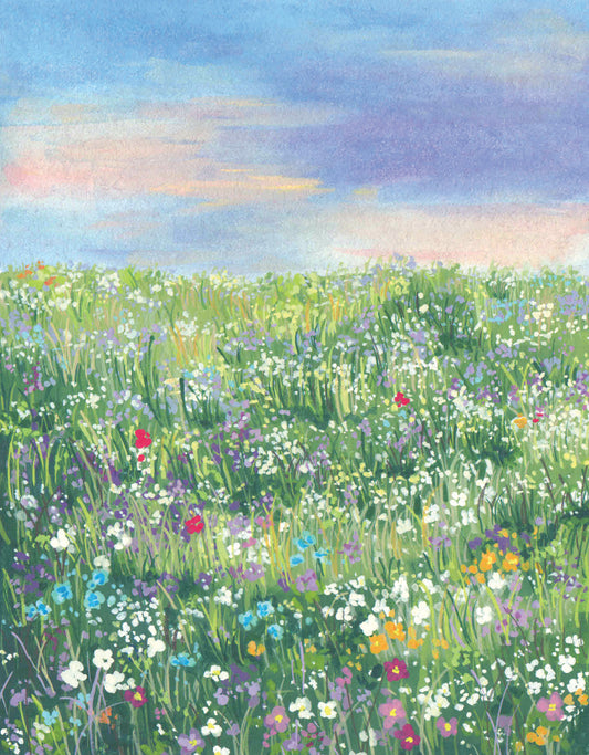 Print Campo de flores