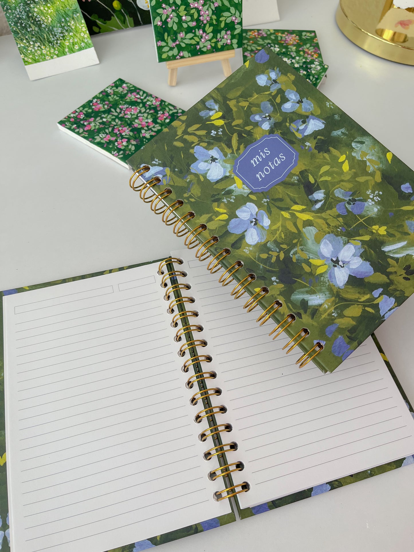 Libreta de notas Azul